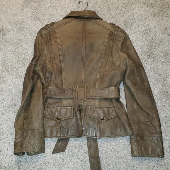 Wilson's Leather Olive Jacket - Picture 4 of 5